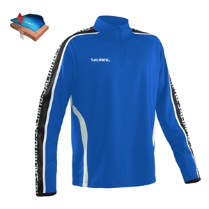 Salming trøje Hector Half Zip -Senior - Royal blue - Unisex - (Str. S-XXXL)